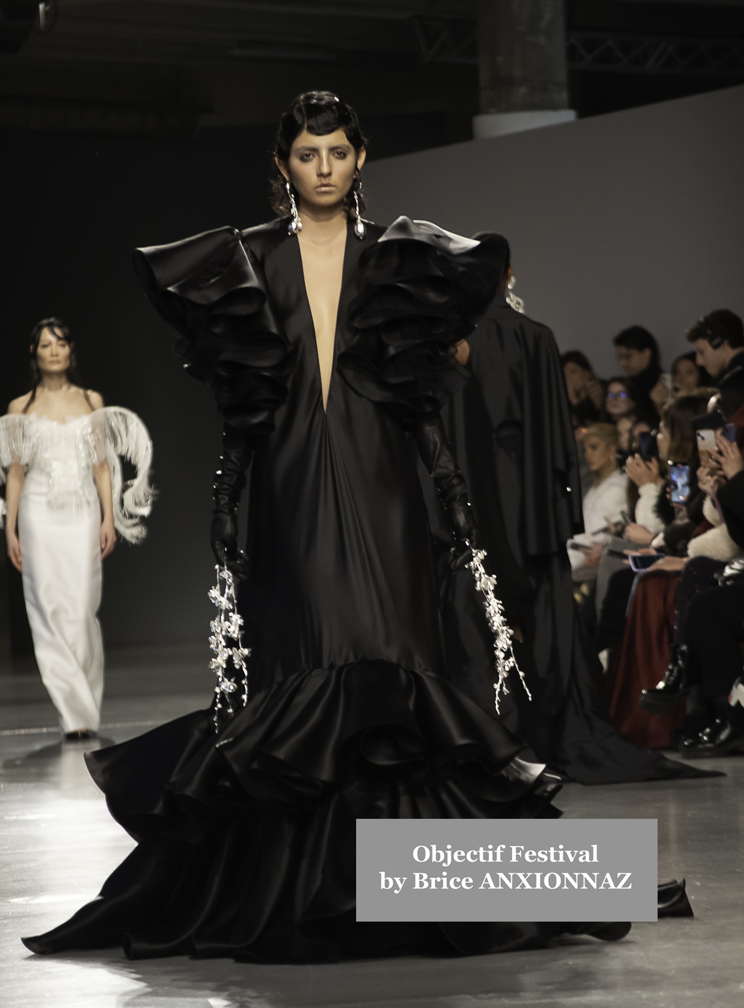 Runway Juana Martin at the Paris Fashion Week Haute Couture on January 30th, 2025 - Photos by Brice ANXIONNAZ (Objectif Festival)