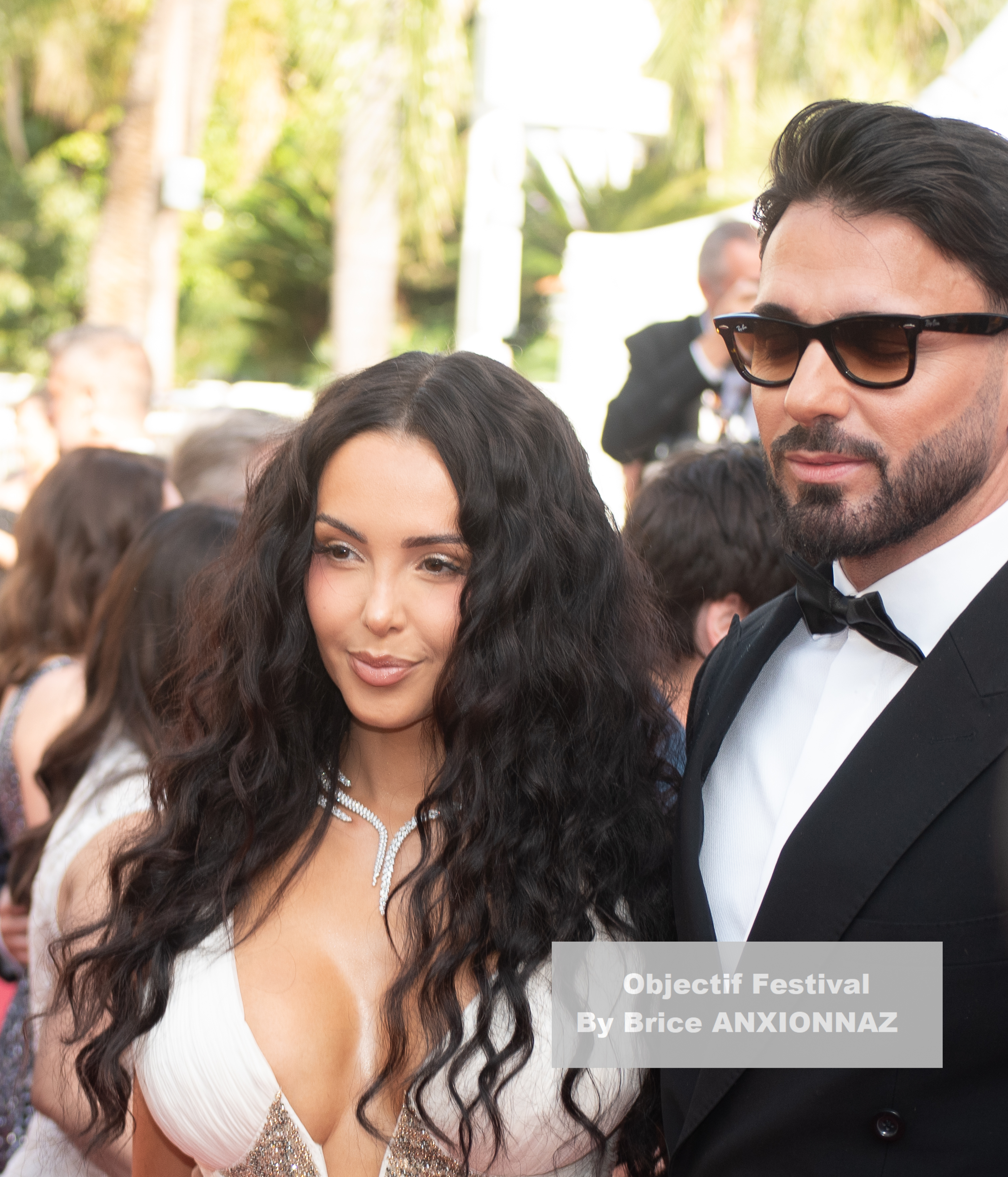 Nabilla Benatia Et Thomas Vergara / 78th Cannes International Film Festival / Objectif Festival by Brice ANXIONNAZ