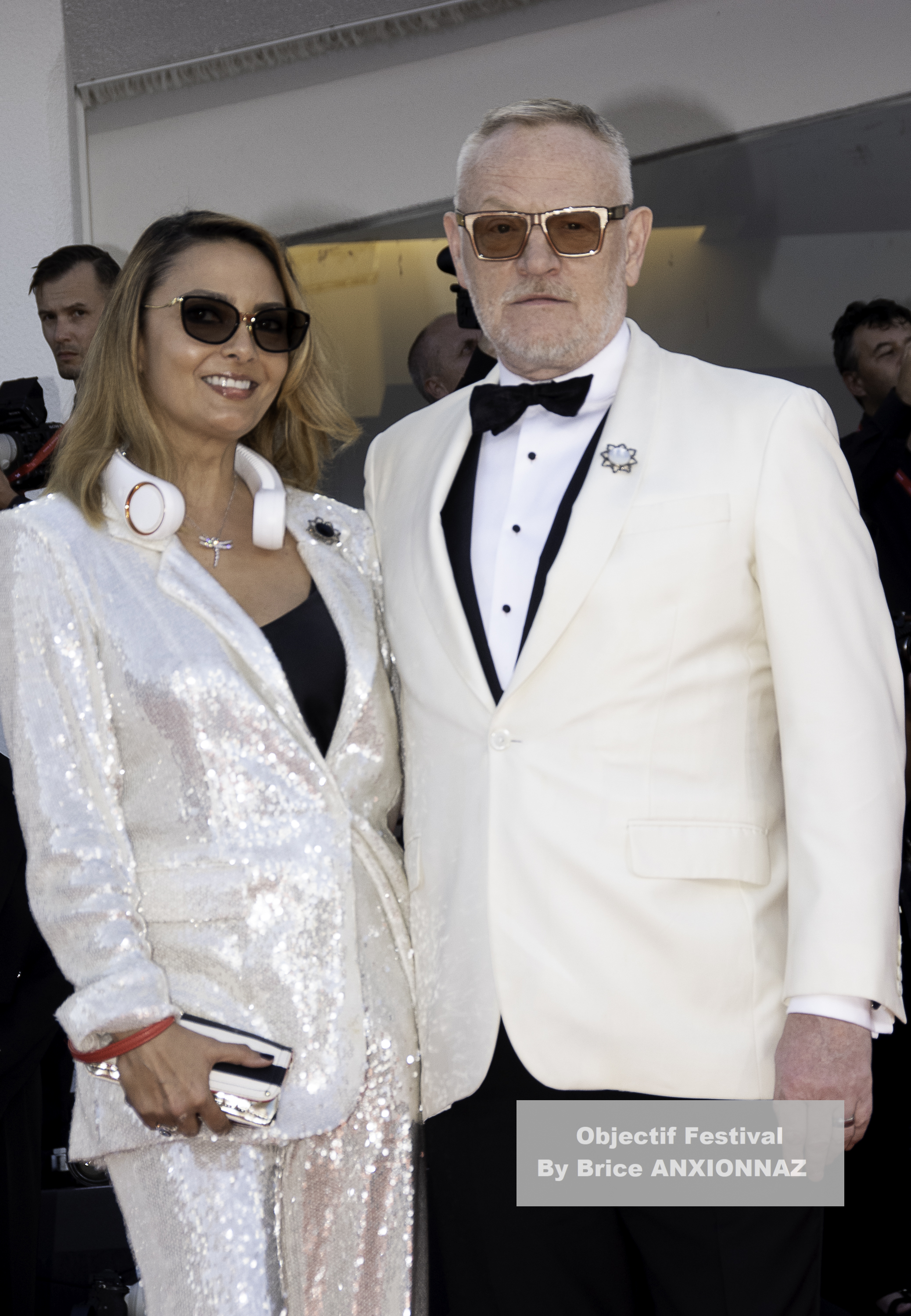 Allegra Riggio And Jared Harris / 82eme Mostra Del Cinema / Objectif Festival by Brice ANXIONNAZ