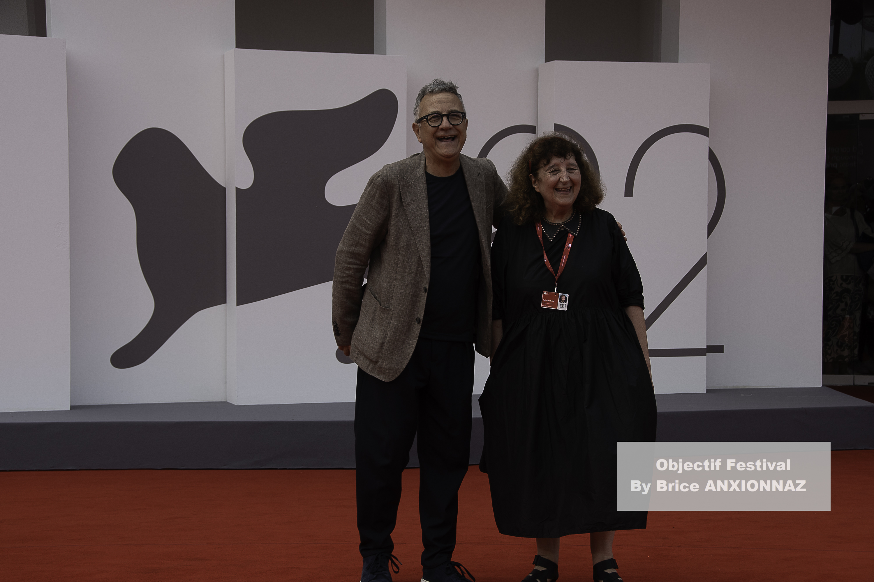 Paolo Del Brocco And Donatella Palermo / 82eme Mostra Del Cinema / Objectif Festival by Brice ANXIONNAZ