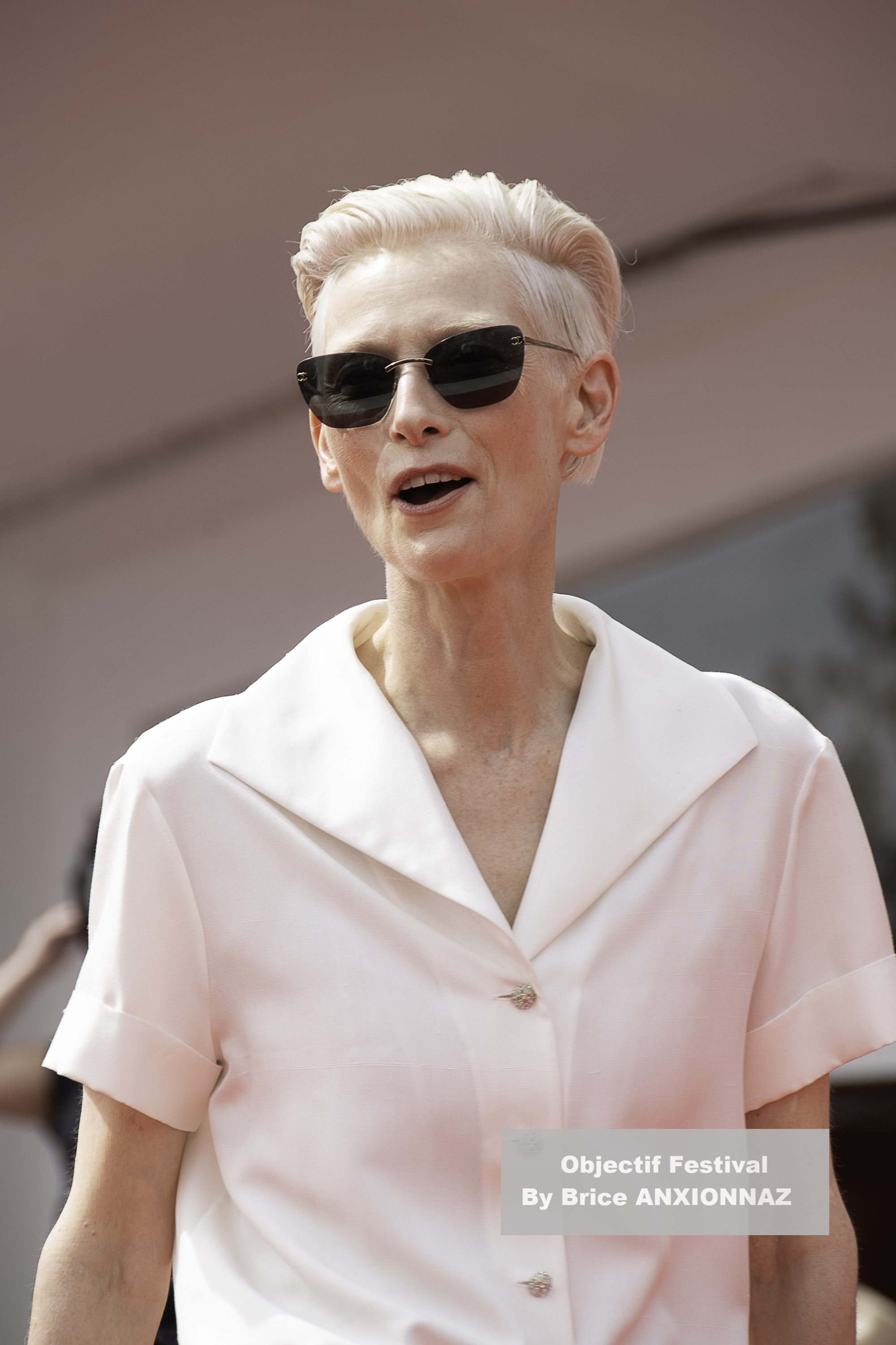 Tilda Swinton / 82eme Mostra Del Cinema / Objectif Festival by Brice ANXIONNAZ