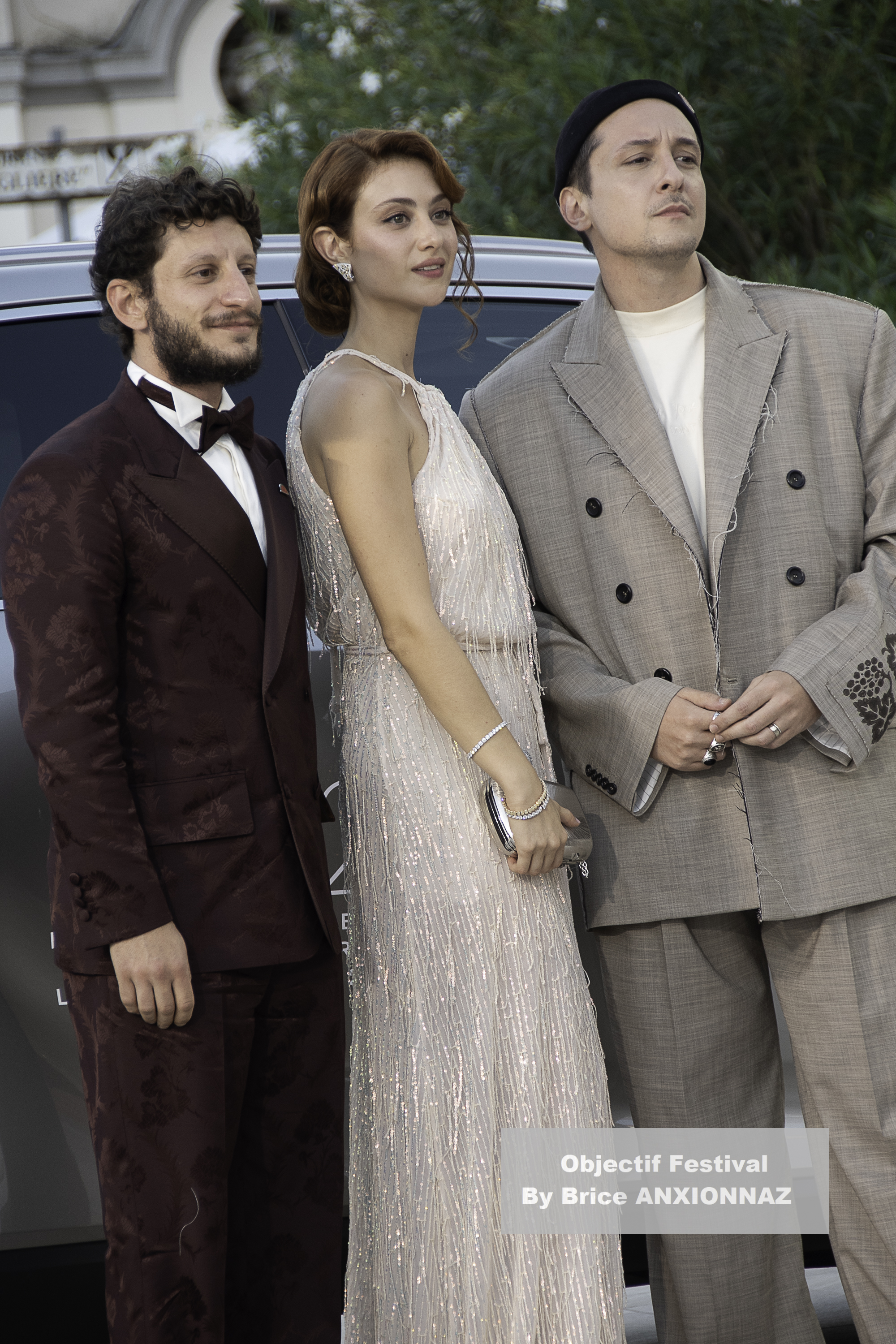 Vincenzo Nemolato Edoardo Sorgente And Gaja Masciale / 82eme Mostra Del Cinema / Objectif Festival by Brice ANXIONNAZ