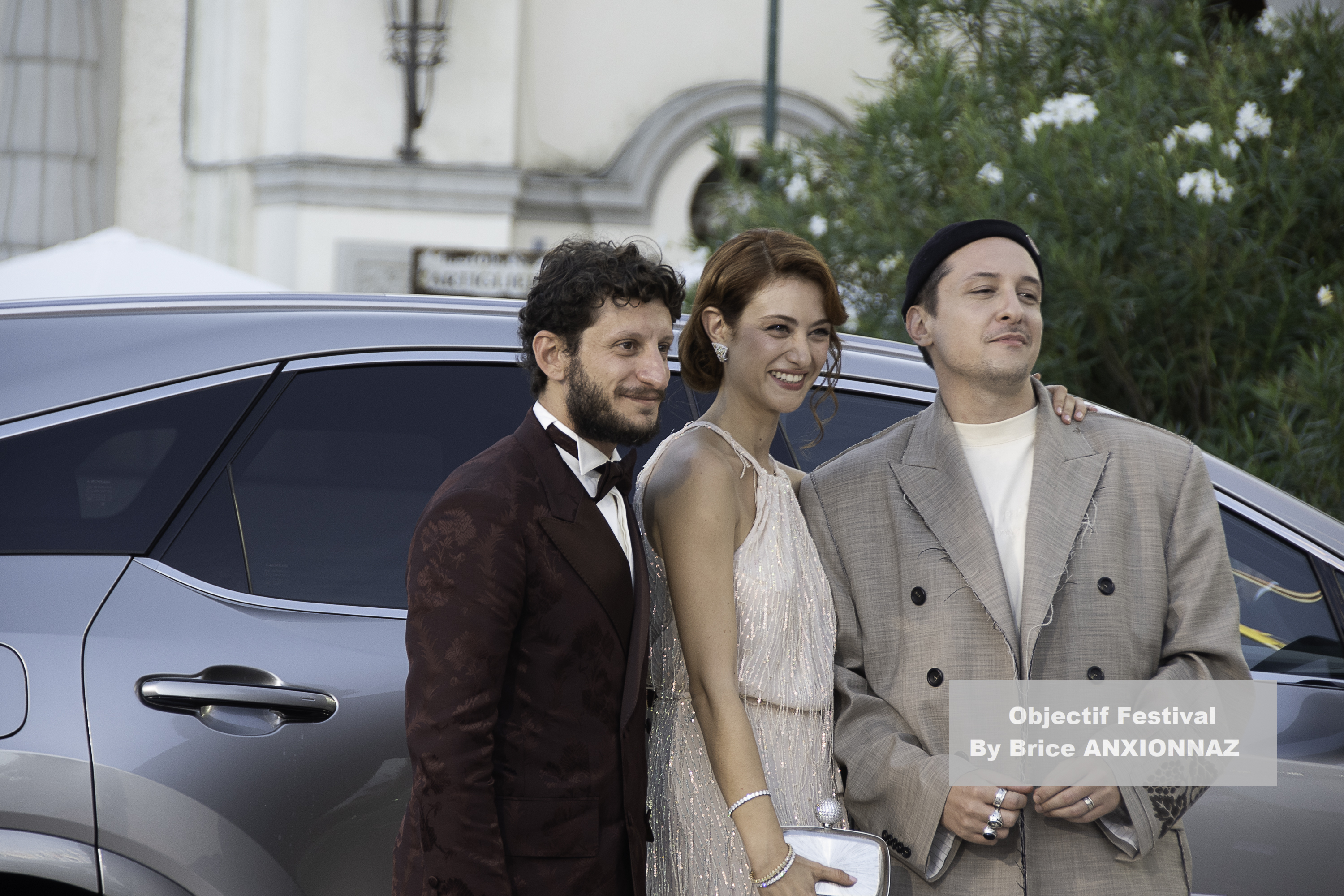 Vincenzo Nemolato Edoardo Sorgente And Gaja Masciale / 82eme Mostra Del Cinema / Objectif Festival by Brice ANXIONNAZ