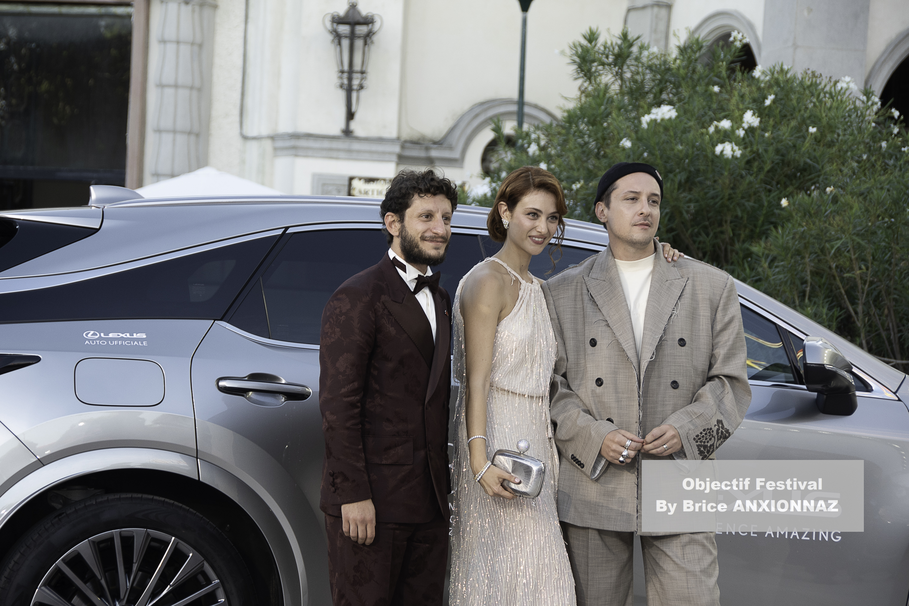 Vincenzo Nemolato Edoardo Sorgente And Gaja Masciale / 82eme Mostra Del Cinema / Objectif Festival by Brice ANXIONNAZ