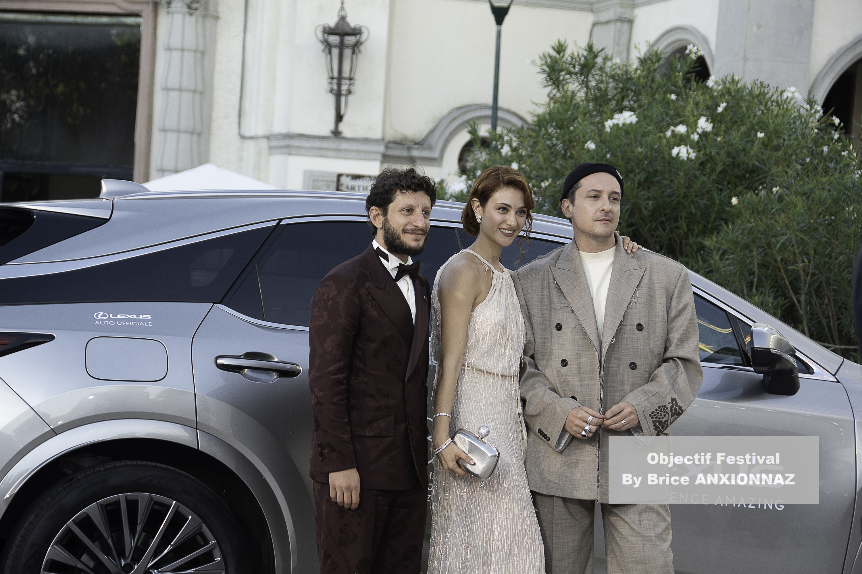 Vincenzo Nemolato Edoardo Sorgente And Gaja Masciale / 82eme Mostra Del Cinema / Objectif Festival by Brice ANXIONNAZ