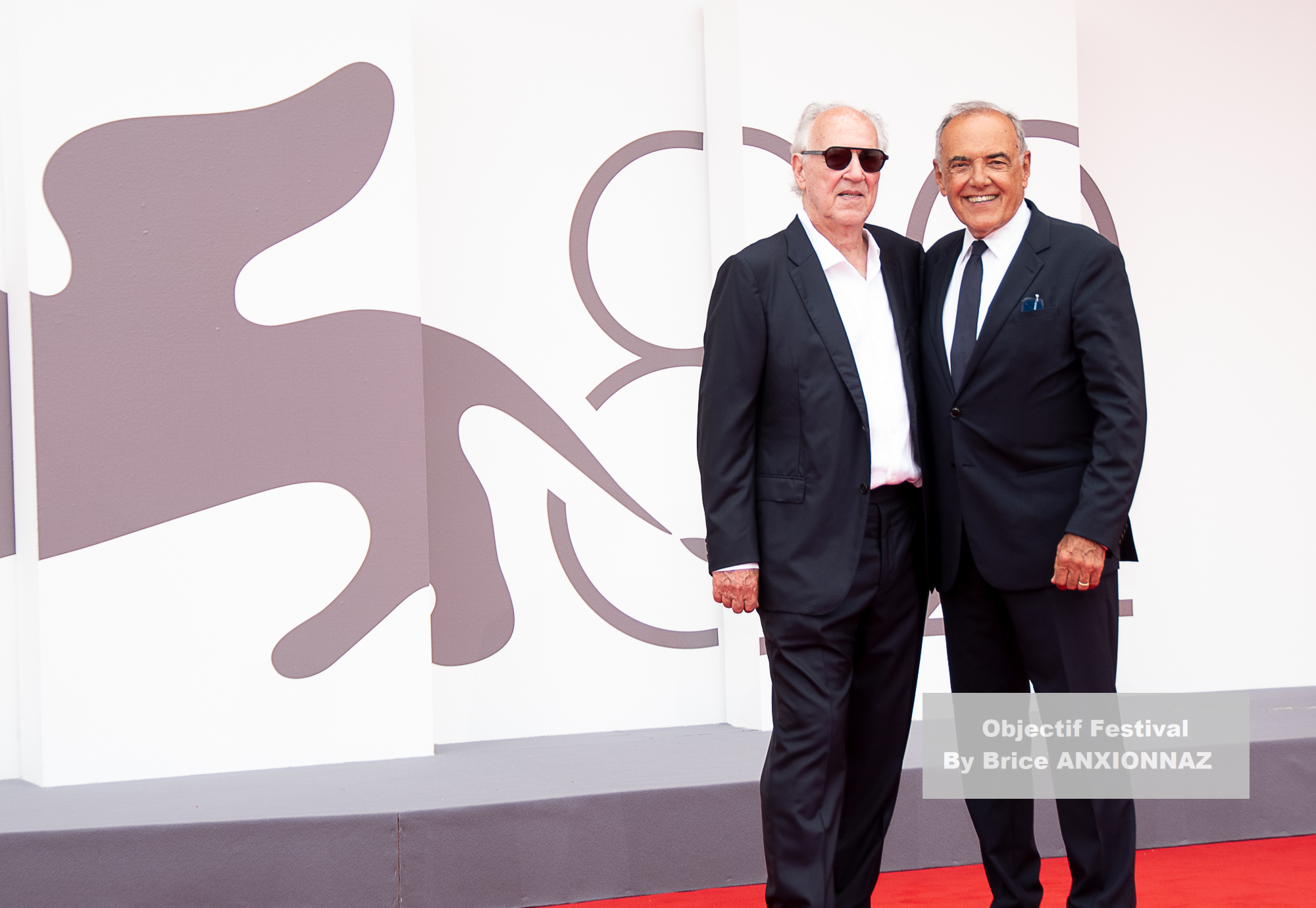 Werner Herzog And Alberto Barbera / 82eme Mostra Del Cinema / Objectif Festival by Brice ANXIONNAZ