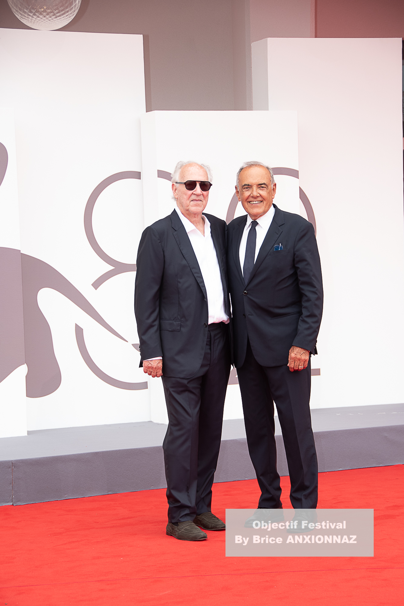Werner Herzog And Alberto Barbera / 82eme Mostra Del Cinema / Objectif Festival by Brice ANXIONNAZ