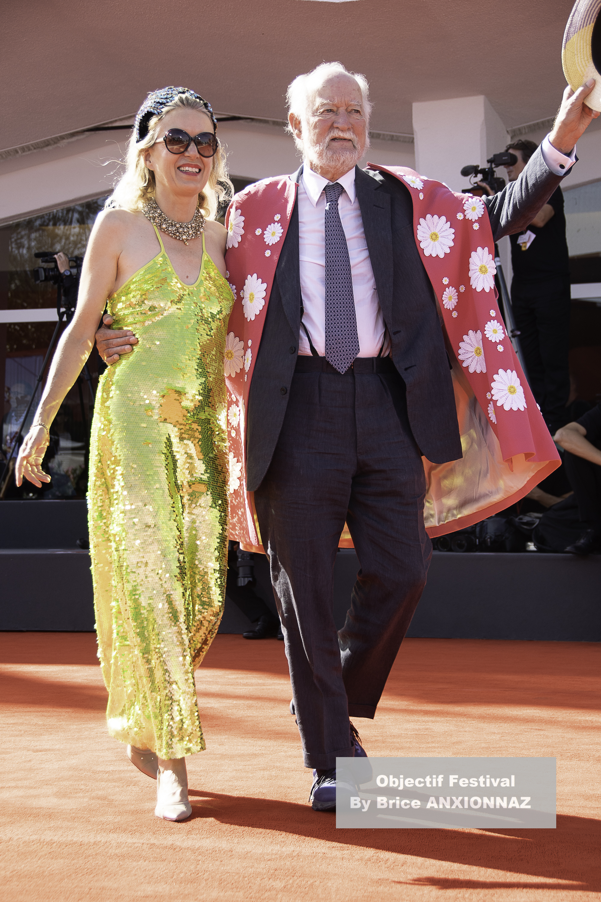 Sophie Desserteaux And Jerome Seydoux / 82eme Mostra Del Cinema / Objectif Festival by Brice ANXIONNAZ