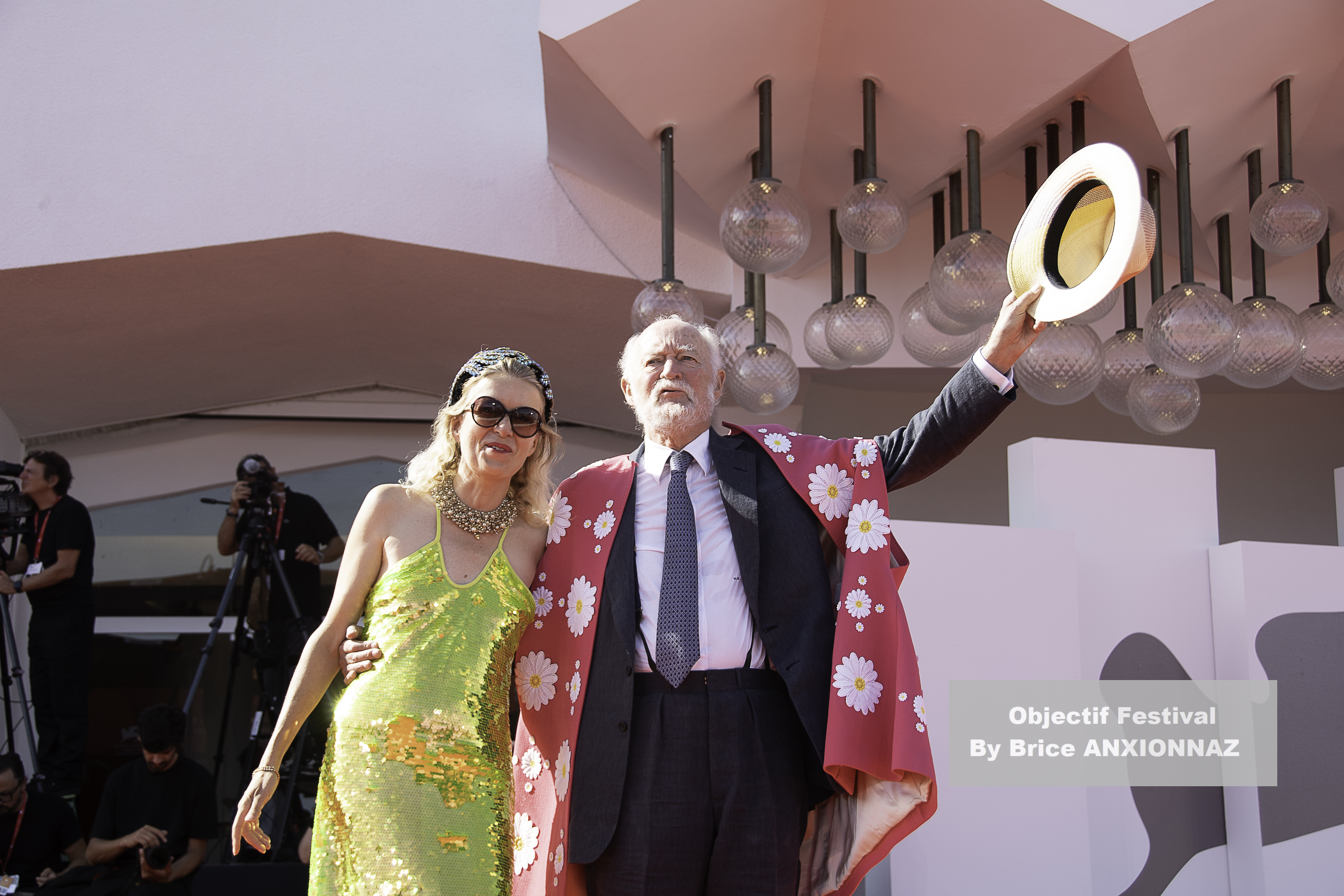 Sophie Desserteaux And Jerome Seydoux / 82eme Mostra Del Cinema / Objectif Festival by Brice ANXIONNAZ