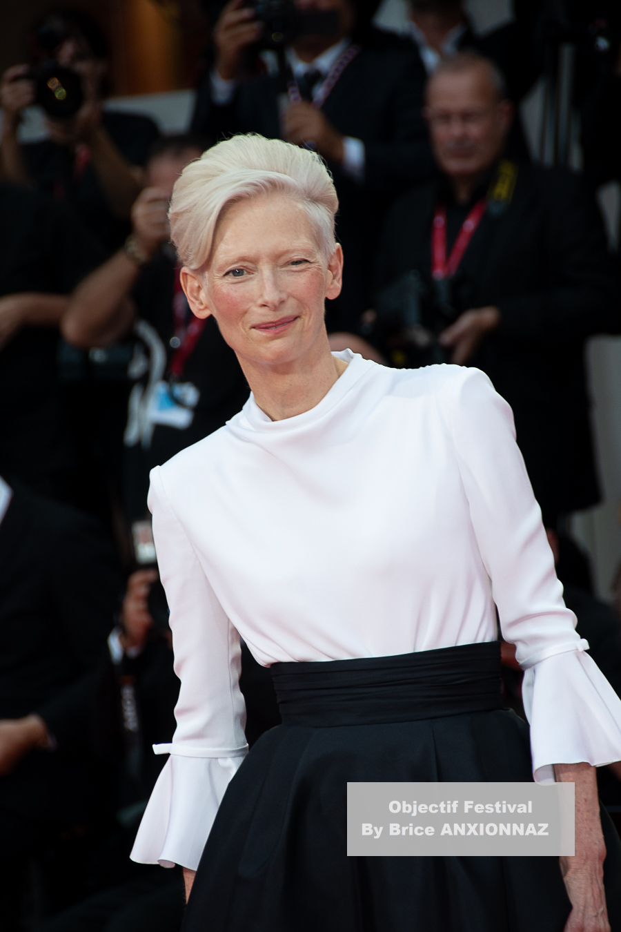 Tilda Swinton / 82eme Mostra Del Cinema / Objectif Festival by Brice ANXIONNAZ