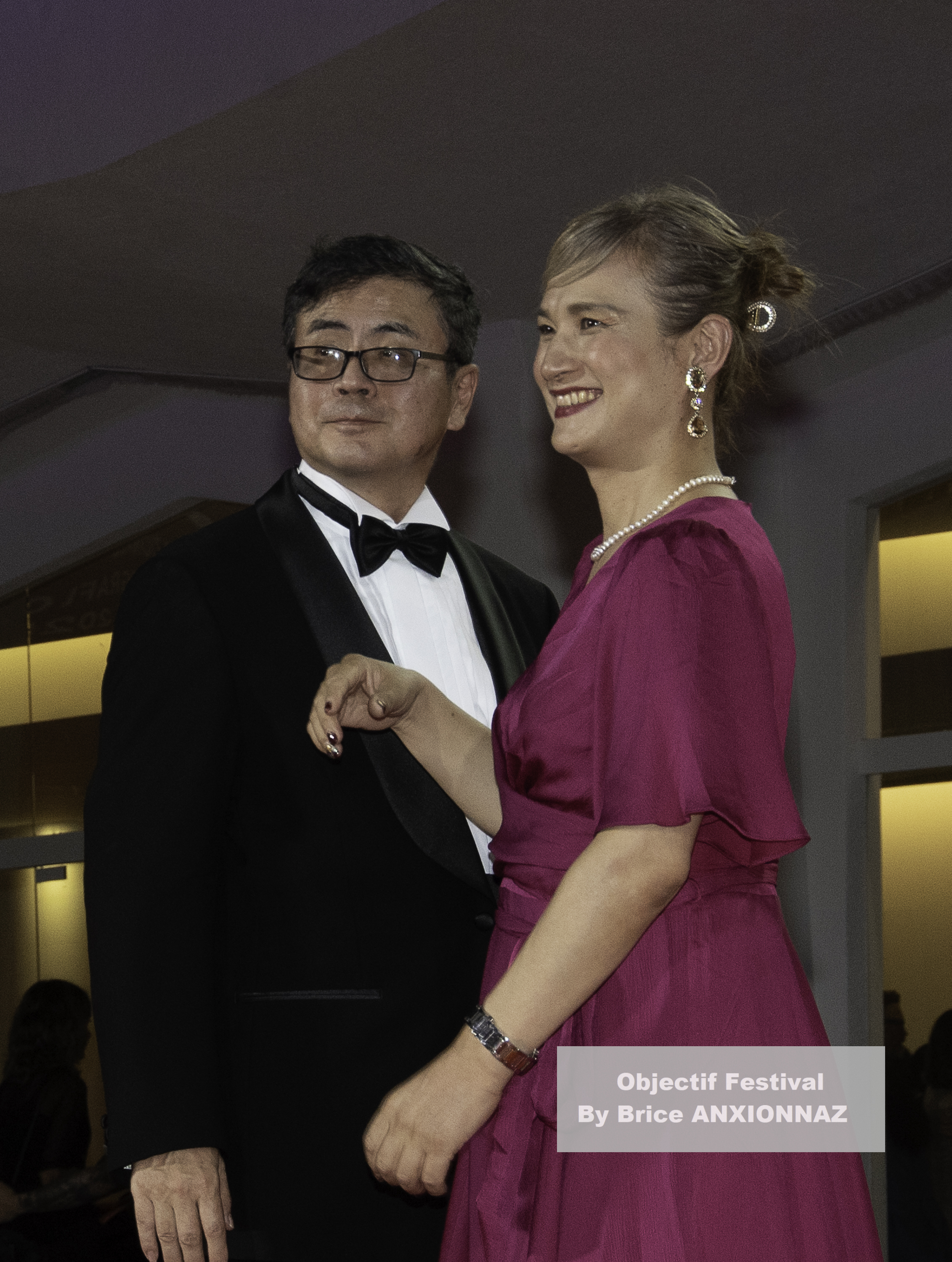 Toshimi Tanio And Nozomu Takahashi / 82eme Mostra Del Cinema / Objectif Festival by Brice ANXIONNAZ