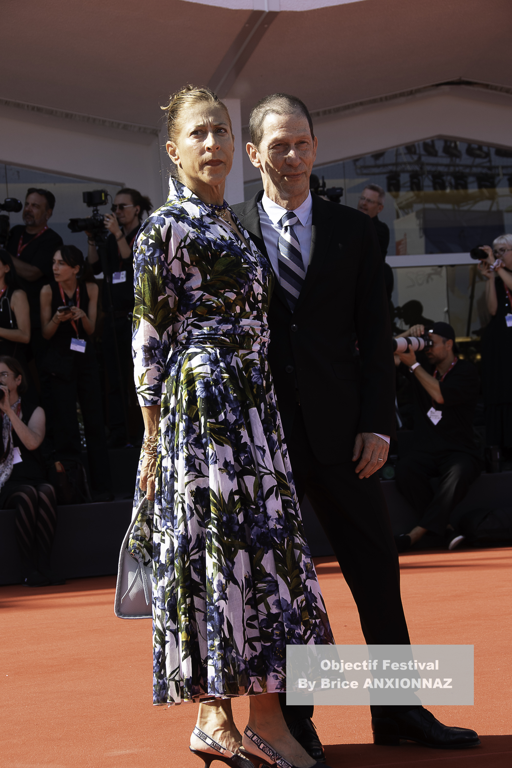 Lisa Benavides And Tim Blake Nelson / 82eme Mostra Del Cinema / Objectif Festival by Brice ANXIONNAZ