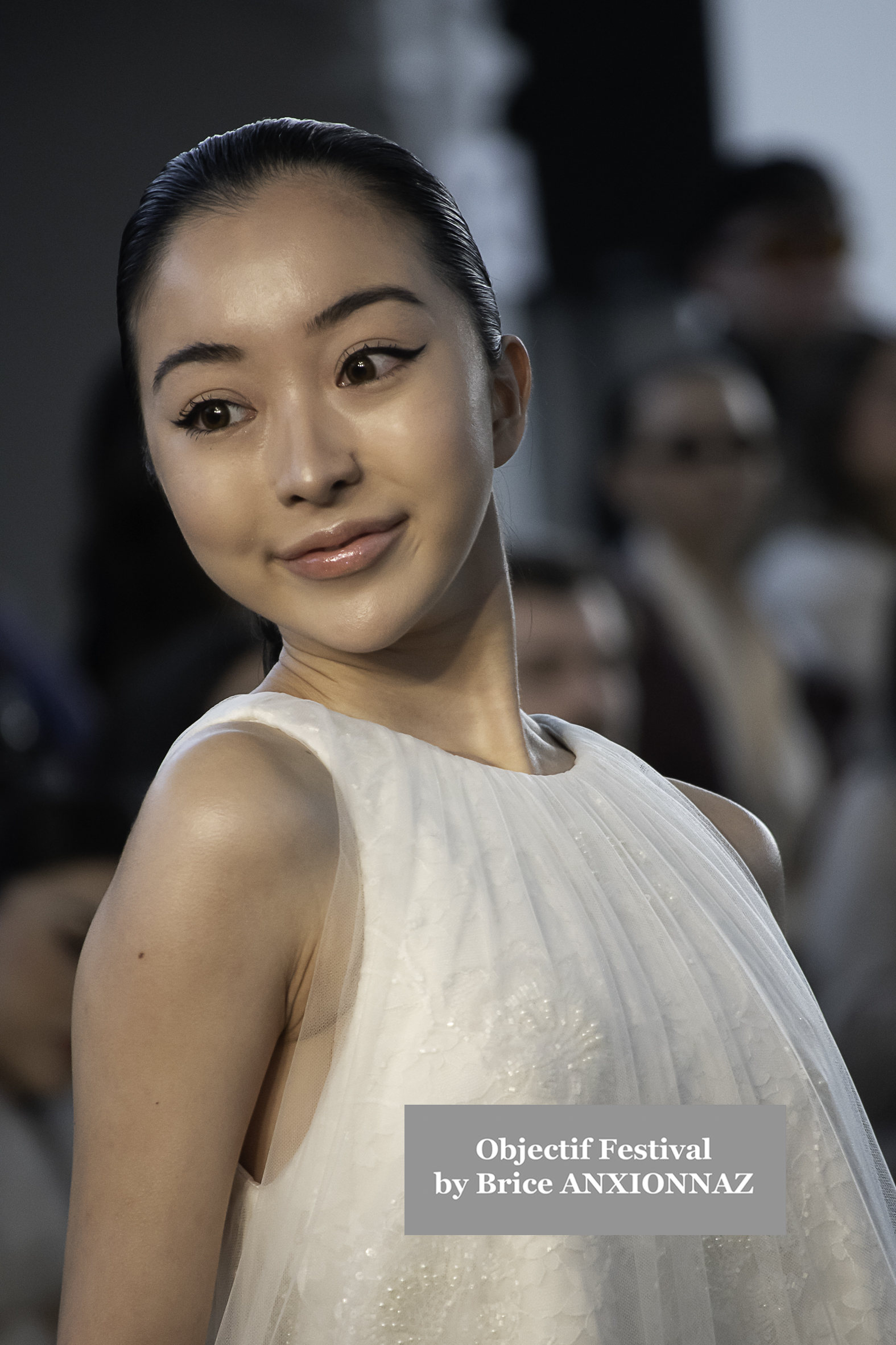 Model Global Fashion Collective - Ameris runway - Défilé attends the Day4atPFWWomenGFCEvent, France on March 6th, 2025 - Photos by Brice ANXIONNAZ (Objectif Festival)