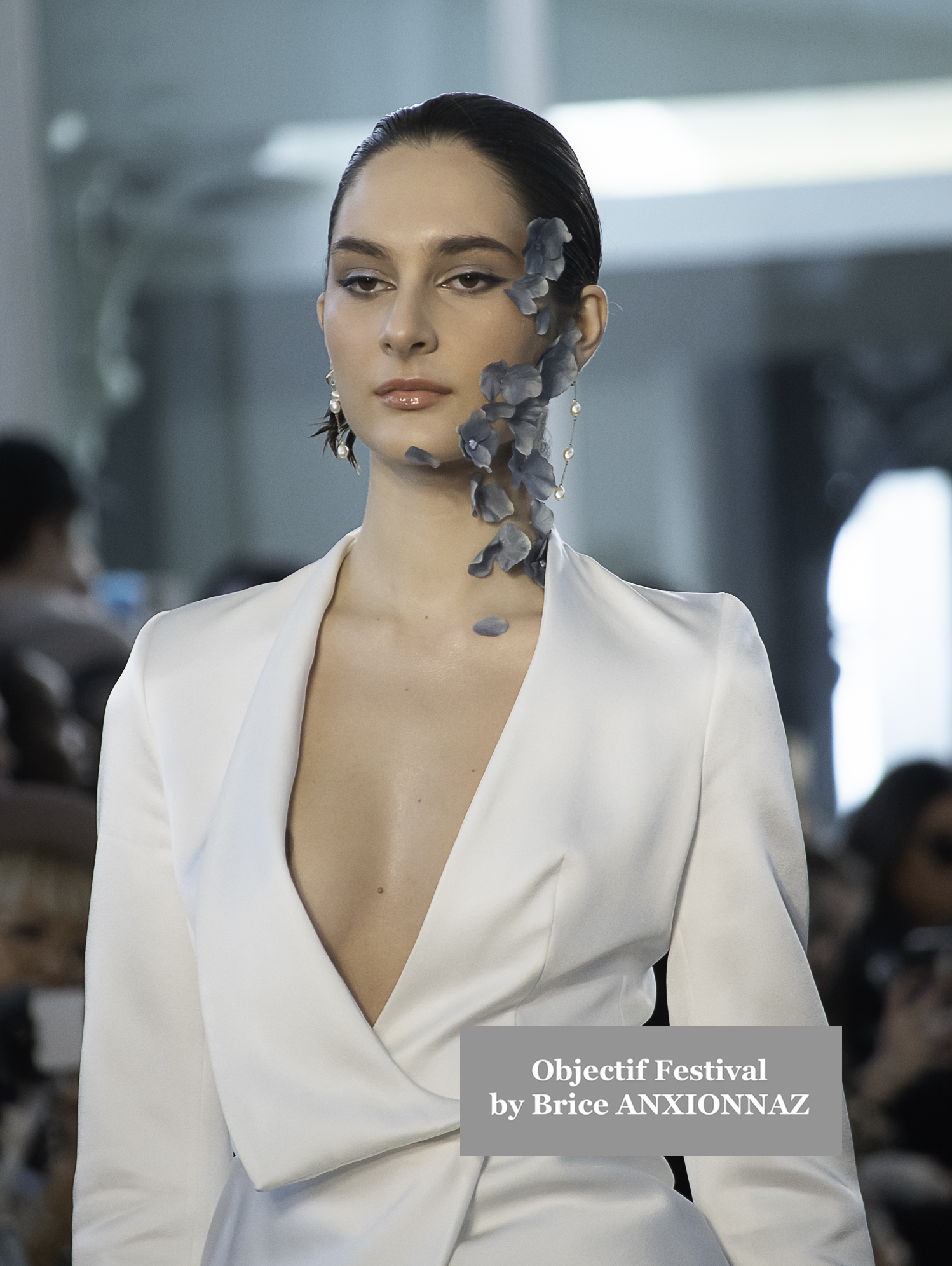 Model Global Fashion Collective - Ameris runway - Défilé attends the Day4atPFWWomenGFCEvent, France on March 6th, 2025 - Photos by Brice ANXIONNAZ (Objectif Festival)